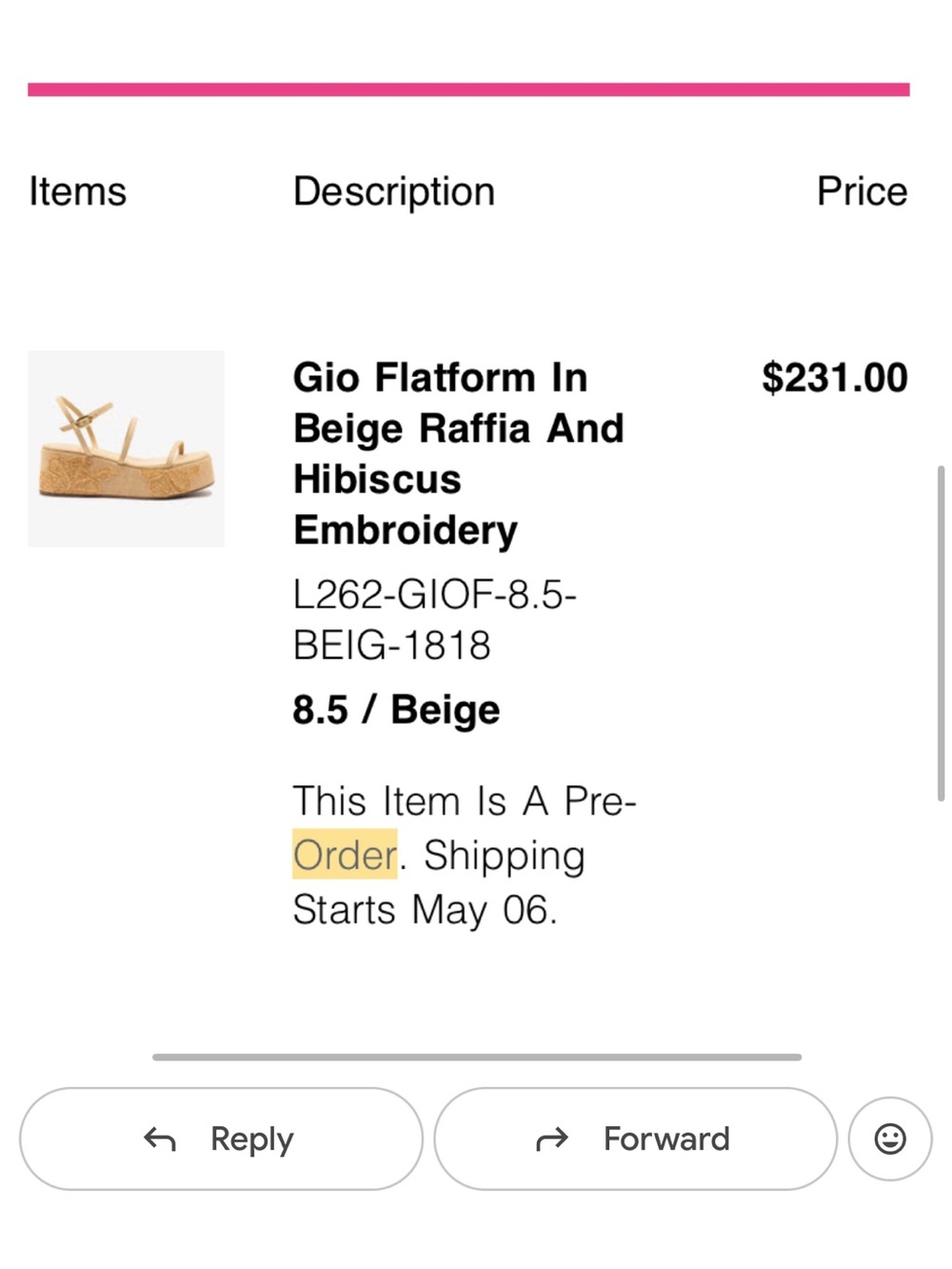 Beige Gio Flatform Sandals with Raffia and Hibiscus Embroidery
